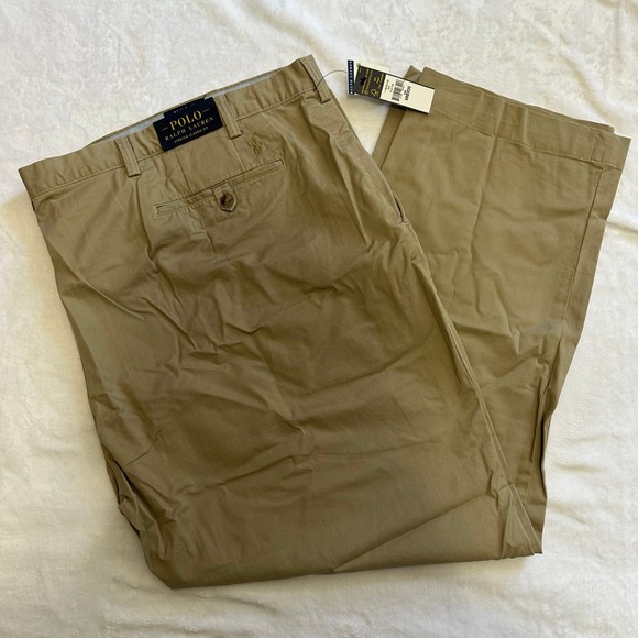 Polo Ralph Lauren Other - Polo Ralph Lauren Mens Stretch Classic Fit Chino Pants Tan 58x32 NWT